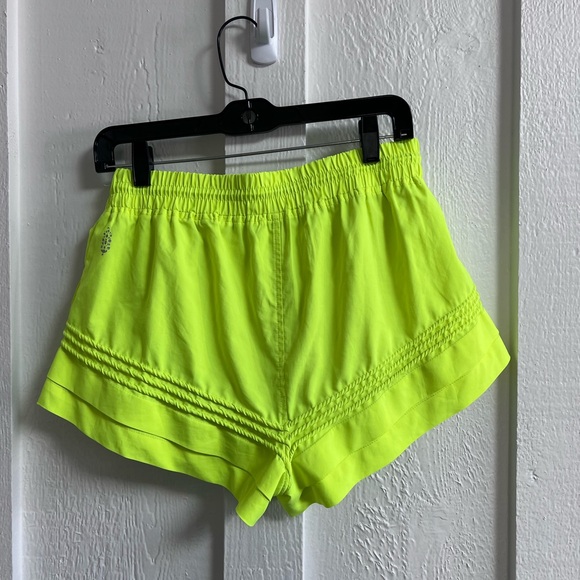 Free People x Revolve Check It Out Short in Highlighter - Picture 6 of 10